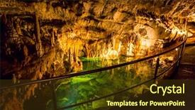  Presentation with clear water - Theme consisting of nice clear water in underground background and a tawny brown colored foreground