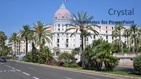 Presentation with luxury hotel - Cool new slides with nice-france-jul-26-2016 backdrop and a  colored foreground