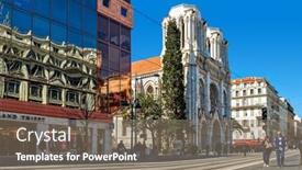  Presentation with notre dame - Presentation theme having nice-france-march-26-2016 background and a gray colored foreground