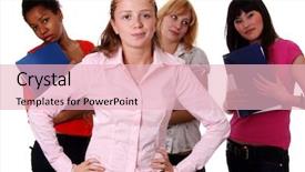  Presentation with africa - Amazing PPT theme having nice girl student africa - education backdrop and a  colored foreground