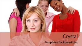  Presentation with farewell of friends - Amazing PPT layouts having nice girl student africa - my friends backdrop and a  colored foreground