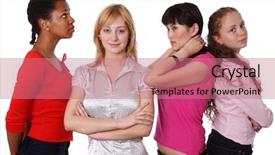  Presentation with united states unity - Audience pleasing presentation consisting of nice girl student africa - united color backdrop and a  colored foreground