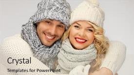  Presentation with 3d family - Theme consisting of nice girles - bright picture of family couple background and a soft green colored foreground