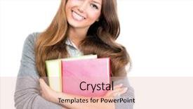  Presentation with education cute - Presentation design enhanced with nice girles - student girl portrait cute young background and a lemonade colored foreground