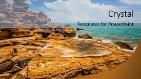  Presentation with australia - Audience pleasing presentation theme consisting of nice landscape of broom backdrop and a light blue colored foreground