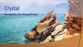  Presentation with microwave imaging image of modern - Beautiful slide deck featuring nice landscape of broome australia backdrop and a sky blue colored foreground