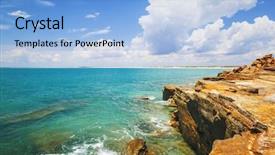  Presentation with australia engineer - Beautiful slide deck featuring nice landscape of broome australia backdrop and a light blue colored foreground