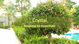  Presentation with turkish - Colorful PPT theme enhanced with nice photo of turkish park in summertime backdrop and a tawny brown colored foreground