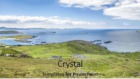  Presentation with ireland - Colorful PPT theme enhanced with nice ring of kerry backdrop and a yellow colored foreground