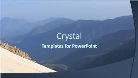  Presentation with pathway - Slide deck consisting of nice-spring-landscape-with-mountain background and a ocean colored foreground