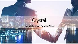  Presentation with nice aestethic - Audience pleasing slide set consisting of nice to meet you partner backdrop and a  colored foreground