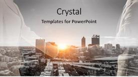  Presentation with partner puzzle - Presentation with nice to meet you partner background and a  colored foreground