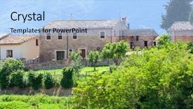  Presentation with italy america - PPT theme with nice view in italy march background and a  colored foreground