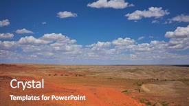  Presentation with mongolia gobi - Slides consisting of nice view of the gobi background and a red colored foreground