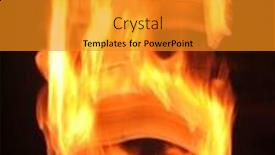  Presentation with fire - Audience pleasing presentation consisting of nice-warm-fire-on-black backdrop and a gold colored foreground