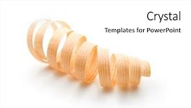  Presentation with black and white shapes - Colorful slide deck enhanced with nicely shaped thin wood shaving backdrop and a white colored foreground