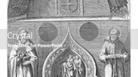  Presentation with angels - Presentation design enhanced with niche-with-left-and-right background and a gray colored foreground