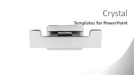  Presentation with nickel - Presentation theme having nickel-plated-hanger-isolated background and a white colored foreground