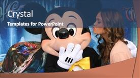  Presentation with disney - PPT theme consisting of nicole-anderson-at-the-world background and a ocean colored foreground