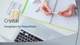  Presentation with smoking - PPT layouts enhanced with nicotine - doctor in anti smoking concept background and a sky blue colored foreground