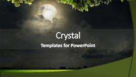  Presentation with stars moon - Beautiful theme featuring community radio - music entertainment lifestyle media concept backdrop and a gray colored foreground