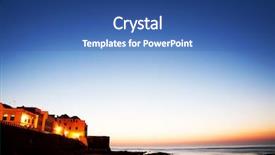  Presentation with islamic architecture - Slides enhanced with night asilah old medina morocco background and a  colored foreground