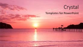  Presentation with night day - Theme with night at the end background and a coral colored foreground