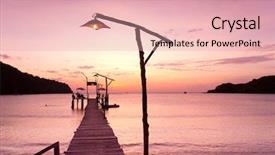  Presentation with day night - Colorful slides enhanced with night at the end backdrop and a coral colored foreground