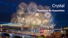  Presentation with look - PPT layouts with night in st petersburg russia background and a navy blue colored foreground