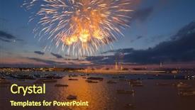  Presentation with st petersburg russia landmarks - Colorful theme enhanced with night in st petersburg russia backdrop and a tawny brown colored foreground