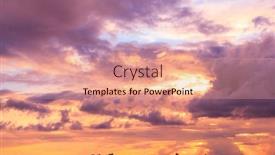  Presentation with skies - PPT theme consisting of portrait of pretty young woman holding ripe grapes bunch on wood background background and a coral colored foreground