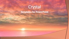  Presentation with desert night sky - Theme featuring night is coming desert scene background and a  colored foreground