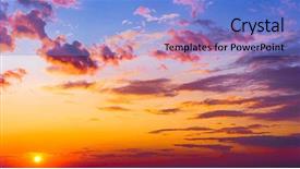  Presentation with illumination in industry - PPT layouts enhanced with night is near bright illumination background and a light blue colored foreground