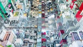  Presentation with hong kong - PPT theme consisting of delicious homemade cookies and cup background and a light gray colored foreground