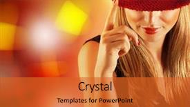  Presentation with disco in night club - Colorful slide deck enhanced with night lifestyle christmas party new backdrop and a red colored foreground