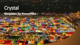  Presentation with colorful odontology 3d view for ted bundy - Slide set consisting of night light at talad rod background and a  colored foreground