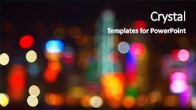  Presentation with hong kong city day - Amazing slide deck having night lights of the hong backdrop and a black colored foreground