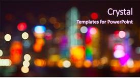  Presentation with hong kong city day - Presentation consisting of night lights of the hong background and a wine colored foreground