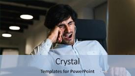  Presentation with music business - PPT layouts having night listening to music background and a light blue colored foreground