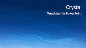  Presentation with night sky plane - PPT theme having night north sky with rare background and a navy blue colored foreground