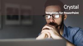  Presentation with night vision - Theme having night reading background and a dark gray colored foreground