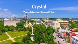  Presentation with charleston - Audience pleasing PPT theme consisting of night sc - charleston south carolina usa downtown backdrop and a teal colored foreground