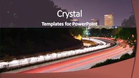  Presentation with skyline - Audience pleasing slide set consisting of perfect lips makeup close-up beautiful female red lips isolated on white backdrop and a lemonade colored foreground