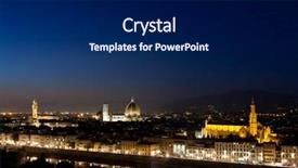  Presentation with santa - Colorful presentation theme enhanced with night scene of duomo cathedral santa maria del fiore in florence tuscany italy backdrop and a navy blue colored foreground