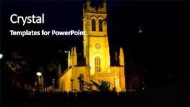  Presentation with himachal pradesh - Amazing slide deck having night shimla himachal pradesh india backdrop and a black colored foreground