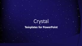  Presentation with night sky - Theme consisting of night-sky-background-texture-illustration background and a navy blue colored foreground