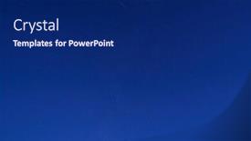  Presentation with night stars - Amazing slide deck having night-sky-before-dawn backdrop and a navy blue colored foreground