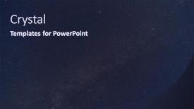  Presentation with night stars - Slide set featuring night-sky-before-dawn background and a wine colored foreground