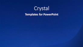  Presentation with night stars - Presentation theme enhanced with night-sky-before-dawn background and a navy blue colored foreground