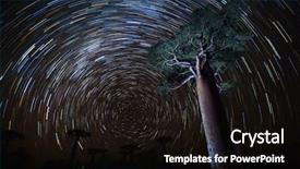  Presentation with star trails - Presentation consisting of close up new black running background and a lemonade colored foreground.